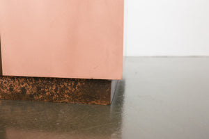 Mod Copper Cube Side Table