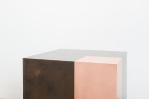 Mod Copper Cube Side Table