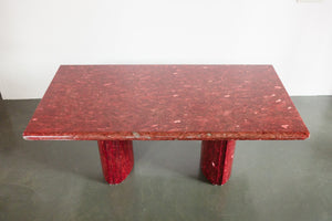 Red Quartz Dining Table