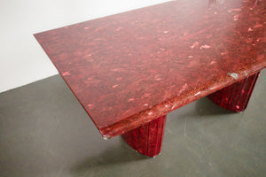 Red Quartz Dining Table
