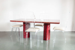 Red Quartz Dining Table