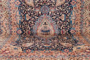 9.5x13 Persian Kashmar Rug | ZAZEH