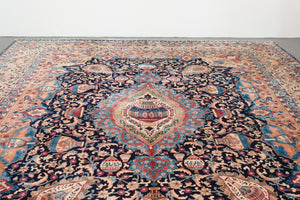 9.5x13 Persian Kashmar Rug | ZAZEH