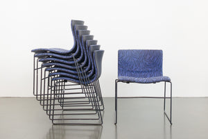 Set of 8 Vignelli Knoll Chairs