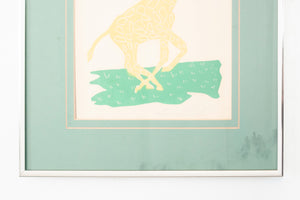 Framed Giraffe Print