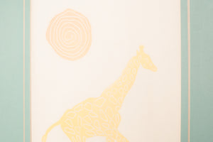 Framed Giraffe Print