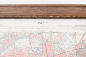 1950s Paris Map