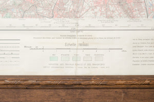 1950s Paris Map