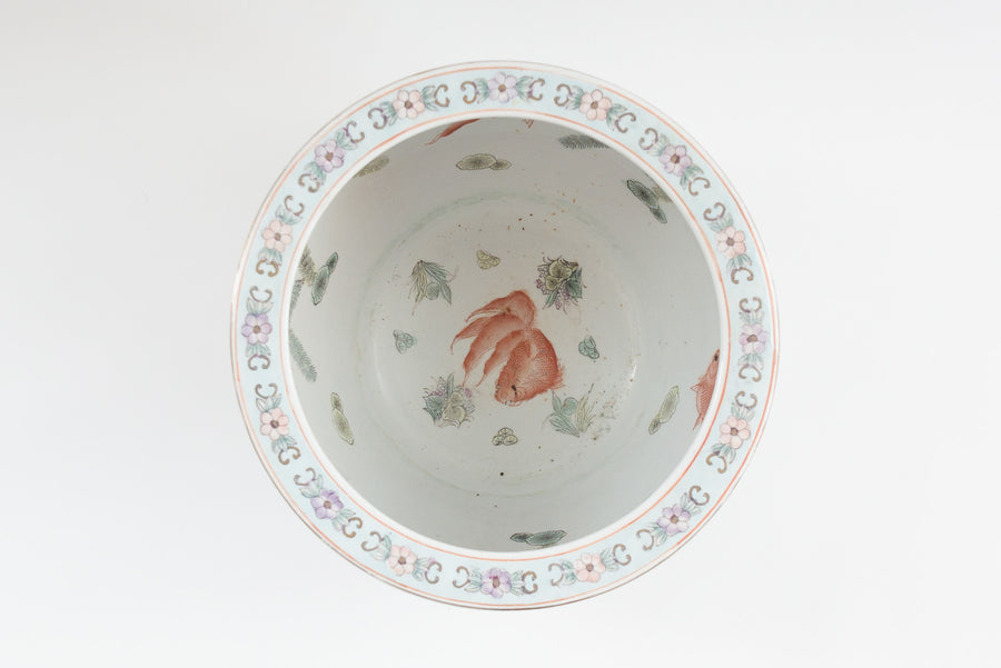 Hand Painted Koi Planter