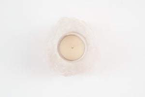 Rose Quartz Candle Holder