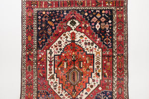 6.5x9 Persian Baktiari Rug | AFRAND