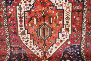 6.5x9 Persian Baktiari Rug | AFRAND