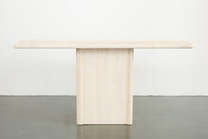 Travertine Console Table
