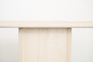 Travertine Console Table