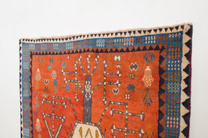 4x6 Persian Gabbeh Rug | BAVAND