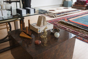 Faux Burl Coffee Table