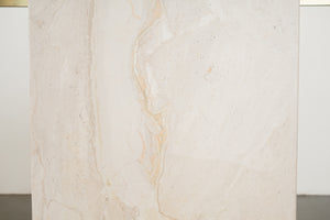 Travertine Console Table