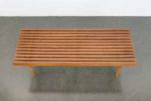 Nelson Style Slat Bench
