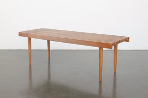 Nelson Style Slat Bench