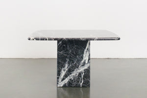 Black Marble Side Table