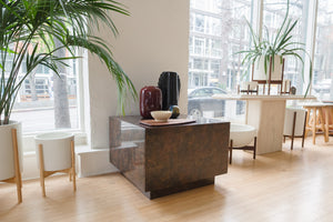 Faux Burl Coffee Table