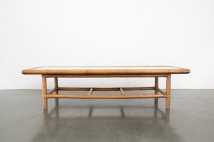 Bamboo and Marble Coffee Table