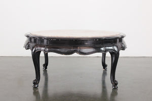 Marble & Lacquer Coffee Table