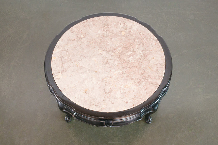 Marble & Lacquer Coffee Table