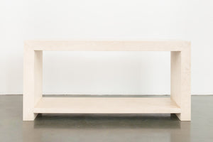Mod Travertine Console