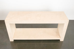 Mod Travertine Console