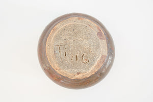 Brown Studio Pottery Dish
