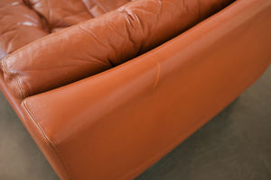 Leather and Chrome Chair