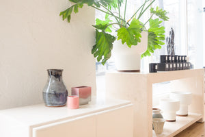 Pink Studio Pottery Planter
