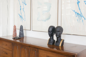 Deco Chalkware Bookends