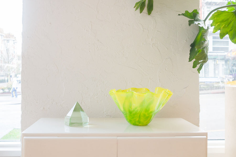 Faceted Glass Object
