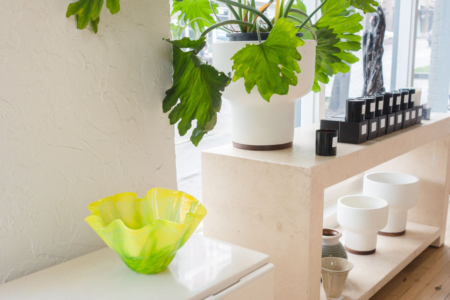 Neon Glass Bowl