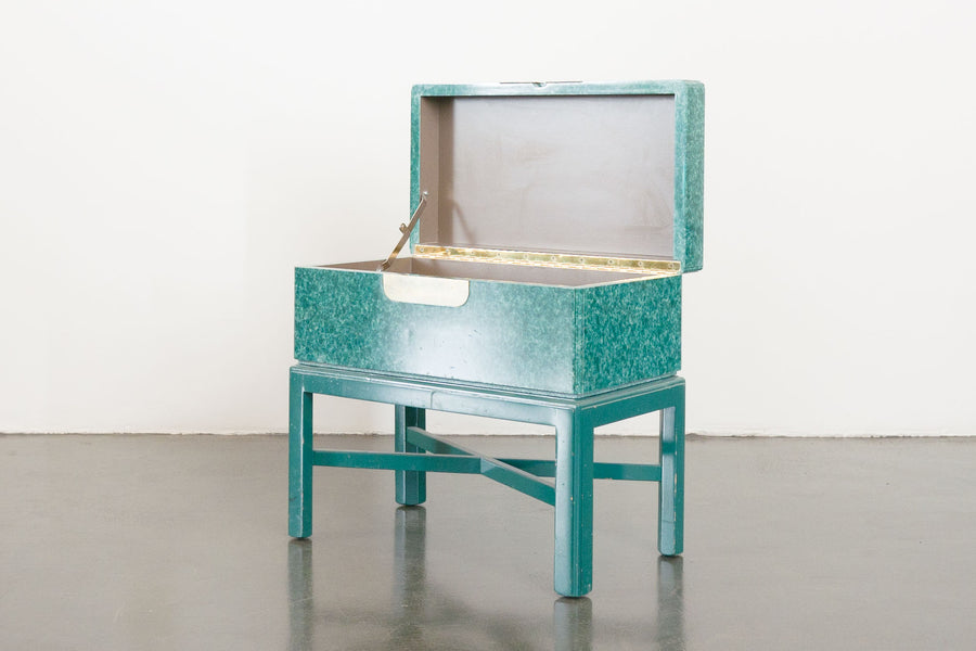 Campaign Trunk Side Table
