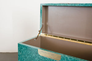 Campaign Trunk Side Table