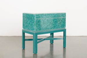 Campaign Trunk Side Table