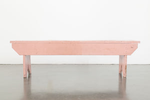 Pink Handmade Bench
