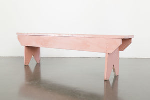 Pink Handmade Bench