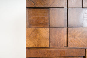 Brutalist Highboy Dresser