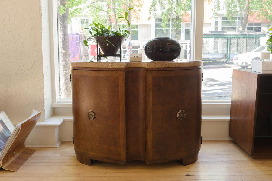 Black Haeger Vase