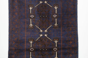 3.5x6 Afghan Teimani Rug | MIRZAL