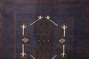 3.5x6 Afghan Teimani Rug | MIRZAL