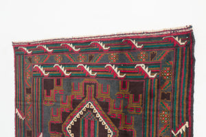 4x7 Afghan Rizbaft Rug | BAHRAM