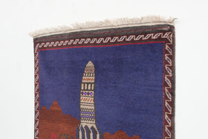 3x4.5 Afghan Rizbaft Rug | BEDAR