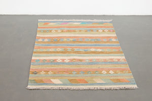 3x5 Turkish Kashkuli Kilim Rug | ASIM