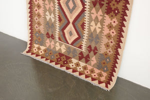 3.5x5 Turkish Kashkoli Kilim Rug | AKSAL