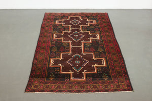 3.5x7 Afghan Teimani Rug | NAVID